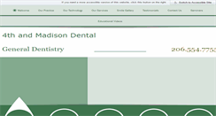 Desktop Screenshot of 4thnmadisondental.com